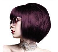 Crazy Color Teinture semi-permanente pour cheveux Aubergine - Formule végétalienne nourrissante à l'huile de vin profond/prune - Sans javel ni ammoniaque - 100 ml