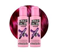 Crazy Color Vibrant Bordeaux Duo Coloration semi-permanente pour cheveux Formule végétalienne hautement pigmentée Sans javel ni ammoniaque 200 ml