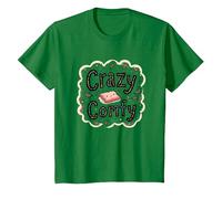 Crazy Comfy Freak in The Sheets Cozy Bedtime Humour T-Shirt, Enfant, Vert Kelly, 12 Ans