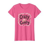 Crazy Comfy Freak in The Sheets Cozy Bedtime Humour T-Shirt, Femme, Rose chiné, 3XL
