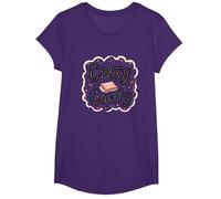 Crazy Comfy Freak in The Sheets Cozy Bedtime Humour T-Shirt, Fille, Violet, L