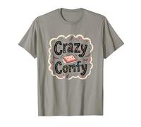 Crazy Comfy Freak in The Sheets Cozy Bedtime Humour T-Shirt, Homme, Ardoise, L
