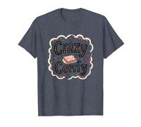 Crazy Comfy Freak in The Sheets Cozy Bedtime Humour T-Shirt, Homme, Bleu Chiné, M