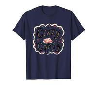 Crazy Comfy Freak in The Sheets Cozy Bedtime Humour T-Shirt, Homme, Bleu Marine, M