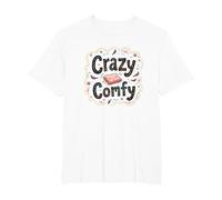 Crazy Comfy Freak in The Sheets Cozy Bedtime Humour T-Shirt, Homme Grandes Tailles, Blanc, 5X Tall