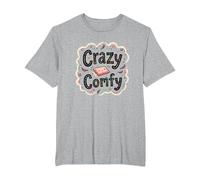 Crazy Comfy Freak in The Sheets Cozy Bedtime Humour T-Shirt, Homme Grandes Tailles, Gris Chiné, 4X Tall