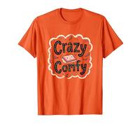 Crazy Comfy Freak in The Sheets Cozy Bedtime Humour T-Shirt, Homme, Orange, XXL