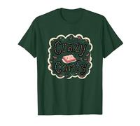Crazy Comfy Freak in The Sheets Cozy Bedtime Humour T-Shirt, Homme, Vert Forêt, S