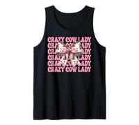 Crazy Cow Lady, fermière laitière drôle, Vache, mère Débardeur