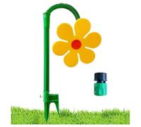 Crazy Daisy Sprinkler - 360° Rotating Dancing Flower Water Sprinkler for Lawn & Garden, Fun Irrigation Tool with Durable Plastic Base for Yard Watering(1pc*Yellow)