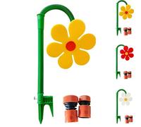 Crazy Daisy Sprinkler-360°Rotating Dancing Flower Water Sprinkler Garden Irrigation Tool for Yard Watering Lawn & Garden & Yard,Fun Irrigation Tool for Durable Plastic Base (Yellow-EU)