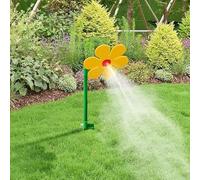 Crazy Daisy Sprinkler, Crazy Funny Sun Flower Dancing Daisy Lawn Sprinkler for Yard Watering Dogs Kids Playing Red Yellow Garden Sprinklers,Garden Irrigation Tool (Yellow)