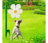 Crazy Daisy Sprinkler, Crazy Funny Sun Flower Dancing Daisy Lawn Sprinkler, Fun Irrigation Tool for Yard Watering Dogs Kids Playing(White)