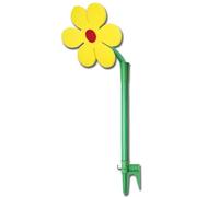 Crazy Daisy Water Sprinkler,Flower Water Sprinkler,Crazy Daisy Sprinkler,Durable Plastic Base with Vibrant Design,for Lawn Garden Watering (Yellow)
