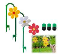 Crazy Dancing Flower Water Sprinkler, 360° Rotating Flower Spray, Dancing Moving Daisy Water Sprinkler Sprayer for Garden Lawn, Garden Irrigation Tool (3Pcs Mix)