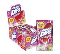Chupa Chups Crazy Dips Fraise – boîte de 24