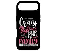 Crazy Doesn't Run in My Family It Galopps Funny Horse Lover Coque pour iPhone Air