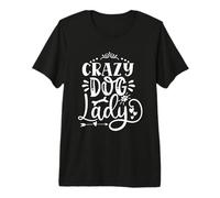Crazy Dog Lady Cute Animal Lover T-Shirt Haut de Gamme