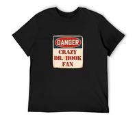 Crazy Dr. Hook Fan Music Unisex Printed T-Shirt Mens Black Tee Shirt M