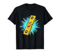 Crazy Evil Level Outil Monstre pour Charpentier et Bricolage T-Shirt