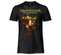 CRAZY FOR ROCK Dream Theater T Shirt Metropolis T-shirt Officiel Unisexe. Maillot Regular en Coton. Adulte Garçon, Noir , XL