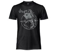 CRAZY FOR ROCK The Cure T-shirt pour homme en coton, doux et respirant, pour homme et musique avec impression originale et résistante, unisexe adulte garçon, Noir , Large