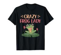 Crazy Frog Lady Frog Hunter Grenouille Attrape-grenouille T-Shirt