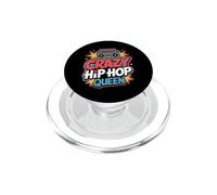 Crazy Hip Hop Queen Music Lover Retro Beats PopSockets PopGrip pour MagSafe
