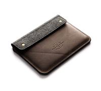 Crazy Horse Craft, Étui en cuir pour iPad Pro 11, marron bois, housse de tablette, protecteur d'écran, poche à crayons, sac vintage, housse