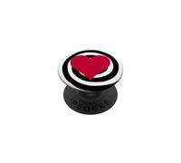 Crazy in Love - Design Moderne en Forme de cœur et Spirale PopSockets PopGrip Adhésif