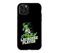 Crazy Lacrosse Joueur Lacrosse Coque pour iPhone 11 Pro