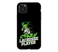 Crazy Lacrosse Joueur Lacrosse Coque pour iPhone 11 Pro Max