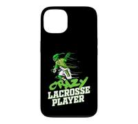 Crazy Lacrosse Joueur Lacrosse Coque pour iPhone 13