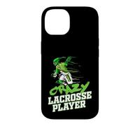 Crazy Lacrosse Joueur Lacrosse Coque pour iPhone 14