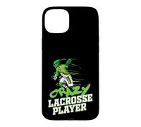 Crazy Lacrosse Joueur Lacrosse Coque pour iPhone 15 Plus