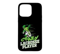 Crazy Lacrosse Joueur Lacrosse Coque pour iPhone 15 Pro Max