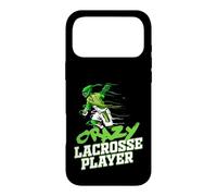 Crazy Lacrosse Joueur Lacrosse Coque pour iPhone 17 Pro Max