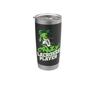 Crazy Lacrosse Joueur Lacrosse Gobelet isotherme en acier inoxydable double paroi