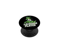 Crazy Lacrosse Joueur Lacrosse PopSockets PopGrip Adhésif