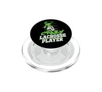 Crazy Lacrosse Joueur Lacrosse PopSockets PopGrip pour MagSafe