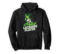 Crazy Lacrosse Joueur Lacrosse Sweat à Capuche