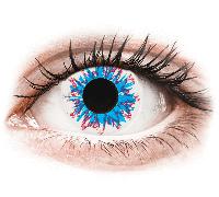 CRAZY LENS - Harlequin - journalières correctrices (2 lentilles) Puissance: -4.50, BC: 8.60, Diamètre: 14.20 -4.50