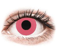 CRAZY LENS - Solid Rose - journalières correctrices (2 lentilles) Puissance: +4.50, BC: 8.60, Diamètre: 14.20 +4.50