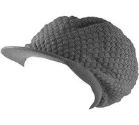 CRAZY LIZARD Chapeau rasta Dreadlock en couleurs unies Bob Marley pour homme et femme, Argenté., L
