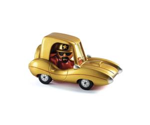 Crazy Motors - Voiture Dorée Golden Stars : Éblouissez sur la Route