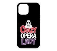Crazy Opera Lady Amateur de Musique Coque pour iPhone 12 Pro Max
