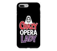 Crazy Opera Lady Amateur de Musique Coque pour iPhone 7 Plus/8 Plus
