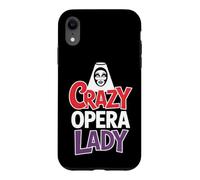 Crazy Opera Lady Amateur de Musique Coque pour iPhone XR