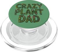 Crazy Plant Dad Botanique, Floral, Verdure, Jungle Vibes PopSockets PopGrip pour MagSafe