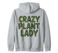 Crazy Plant Lady Botanical Floral Greenery Esthétique Sweat à Capuche
